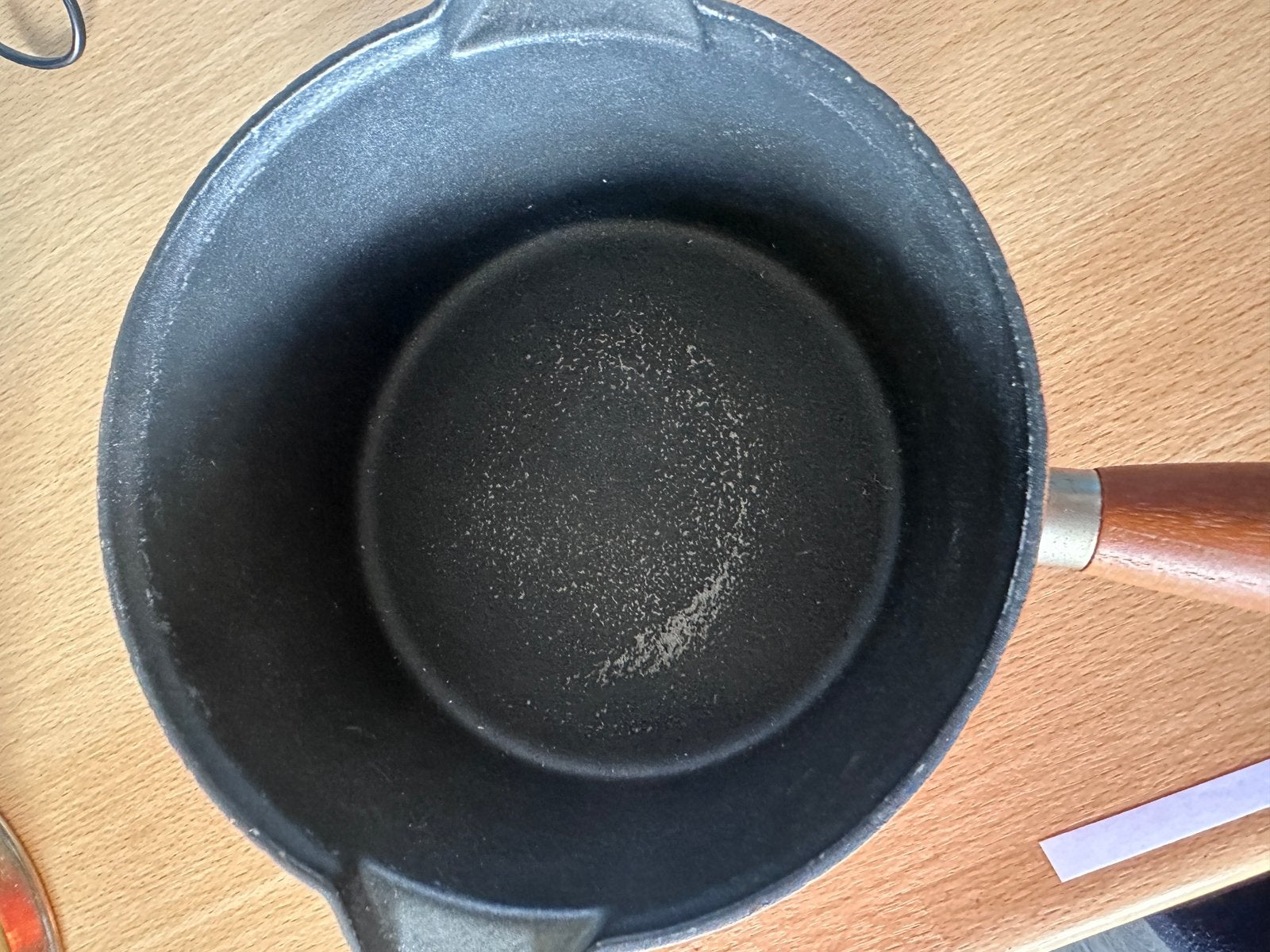 Le Creuset steelpan vintage 20cm, Ophalen of Verzenden, Gebruikt, Gietijzer