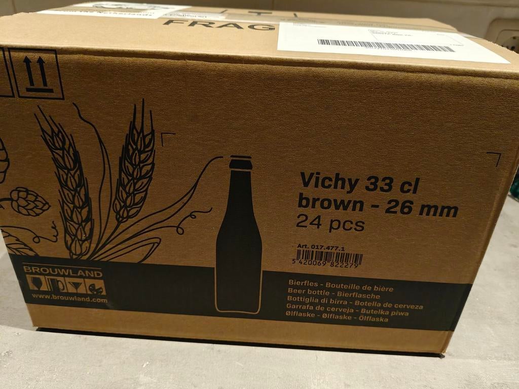 NIEUW 24x Vichy fles 33cl in doos, Ophalen of Verzenden, Nieuw, Flesje(s), Overige merken