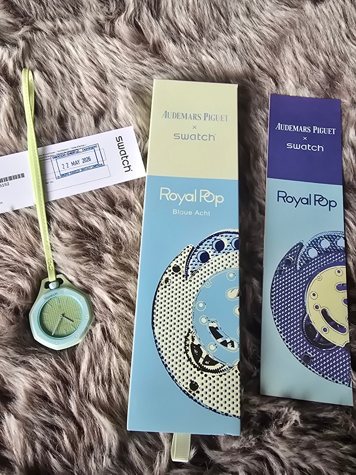 Swatch x Audemars Piguet Royal Pop Zakhorloge Nieuw, Swatch, Nieuw, Kunststof, Ophalen of Verzenden