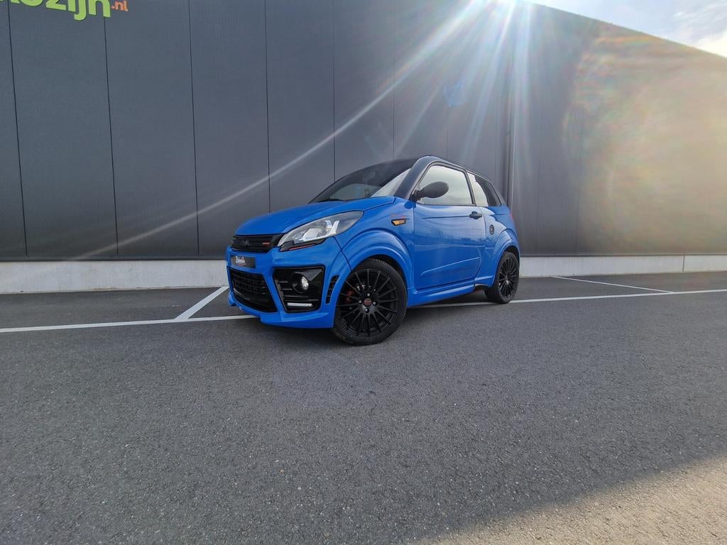 Ligier js50 sport ultimate 2019 ( brommobiel, aixam, 45KM), Blauw, Leder, Diesel, Particulier