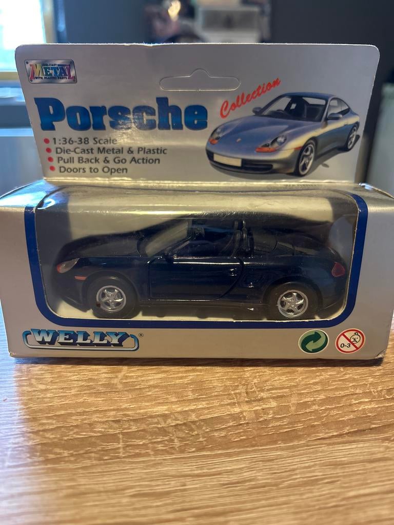 Welly Porsche Speelgoedauto - Nieuw in Doos, Hobby en Vrije tijd, Modelauto's | 1:18, Ophalen of Verzenden, Nieuw, Auto, Welly