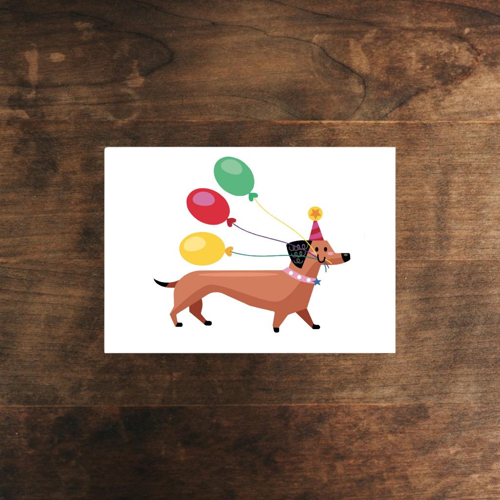 Only Happy Things A6 ansichtkaart, Ophalen of Verzenden, 1980 tot heden, Ongelopen, Hond of Kat