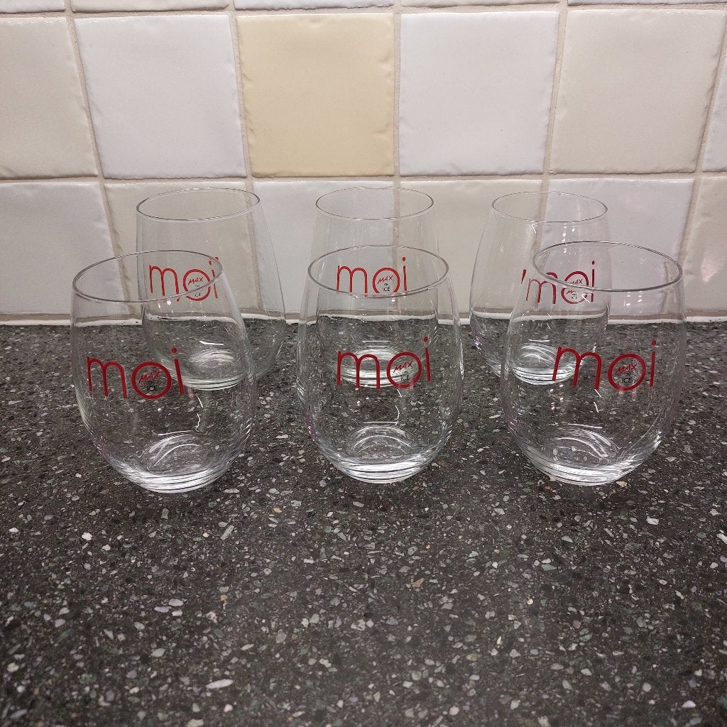 Glazen Moi Max on Ice (6 stuks), Verzamelen, Glas en Borrelglaasjes, Ophalen of Verzenden, Zo goed als nieuw, Overige typen