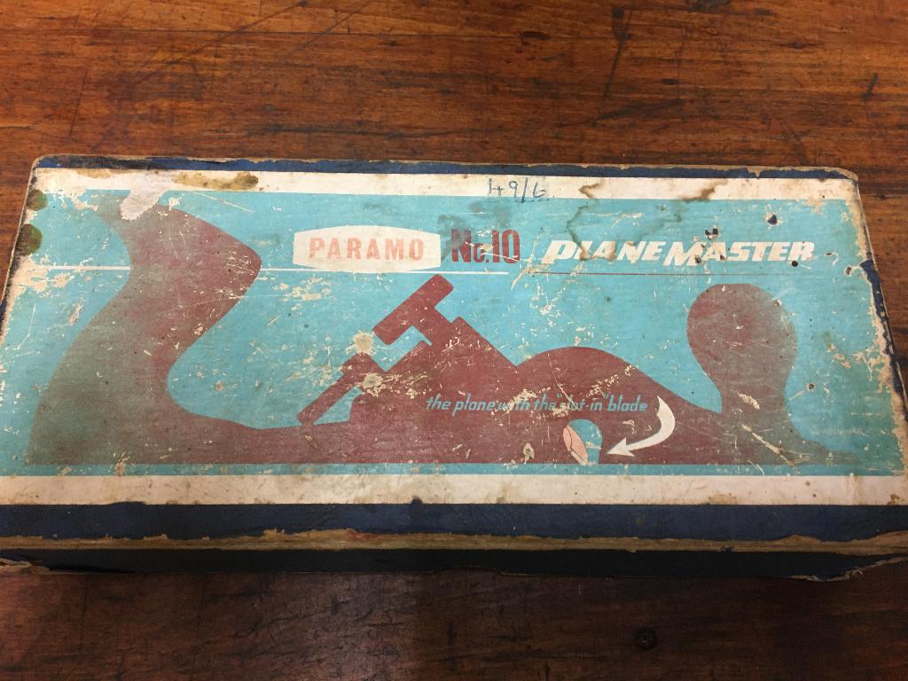 Paramo Planemaster schaaf in originele doos, Antiek en Kunst, Antiek | Gereedschap en Instrumenten, Ophalen of Verzenden