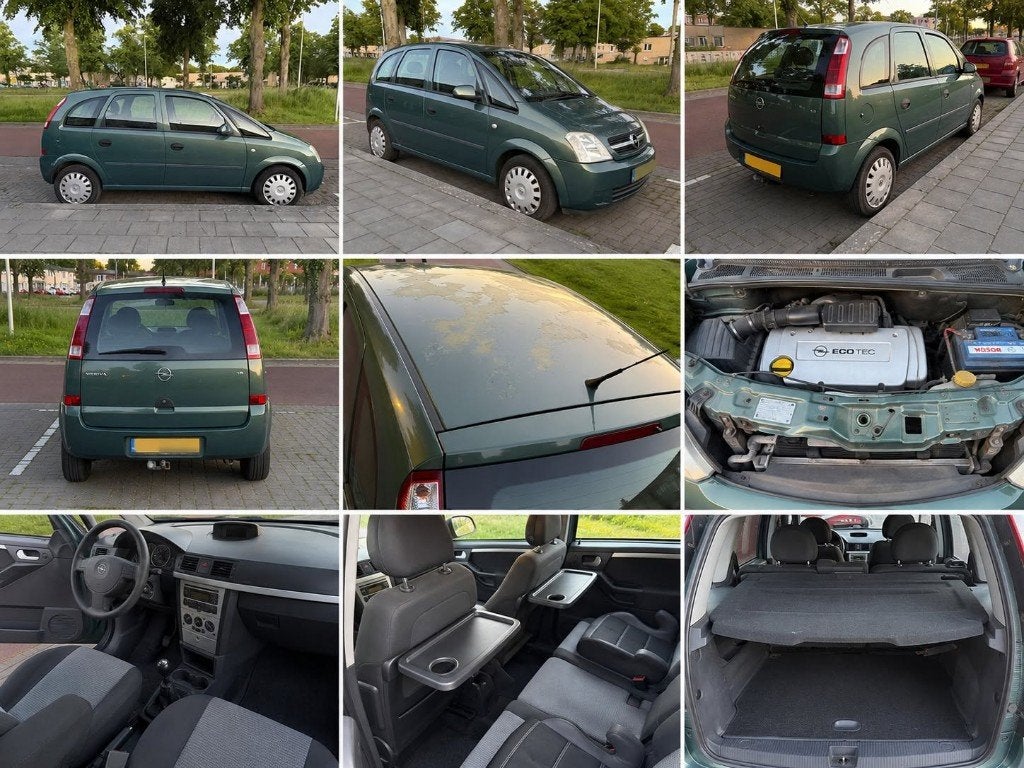 Opel Meriva 1.6 | Airco | Trekhaak | APK 30-05-2027 | 168dkm, Voorwielaandrijving, Stof, 4 cilinders, 4 stoelen