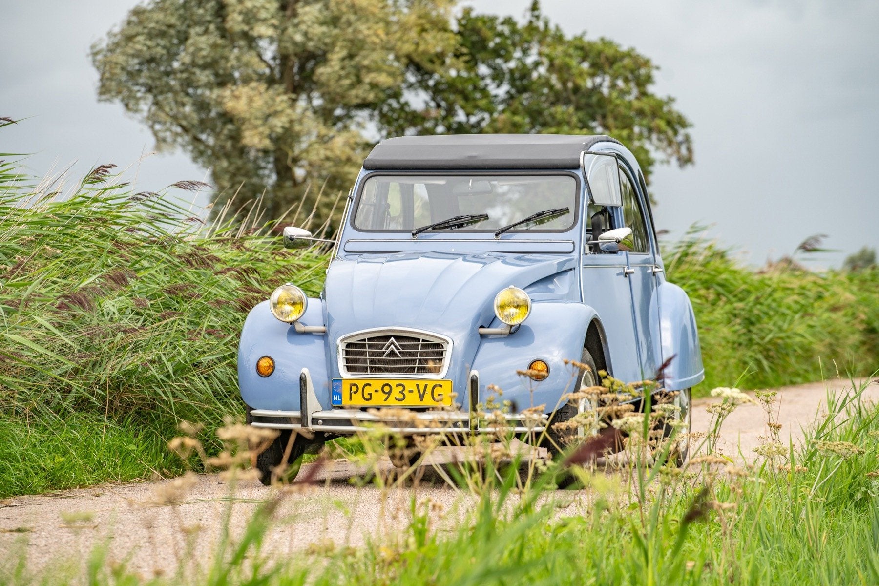 Citroen 2 CV 6 Club, Voorwielaandrijving, 2CV, Blauw, Origineel Nederlands