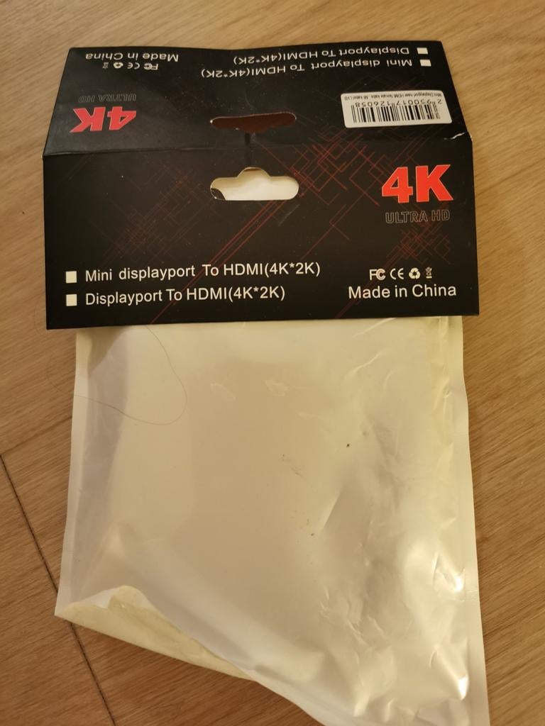 Mini DisplayPort naar HDMI kabel 4K, Ophalen of Verzenden