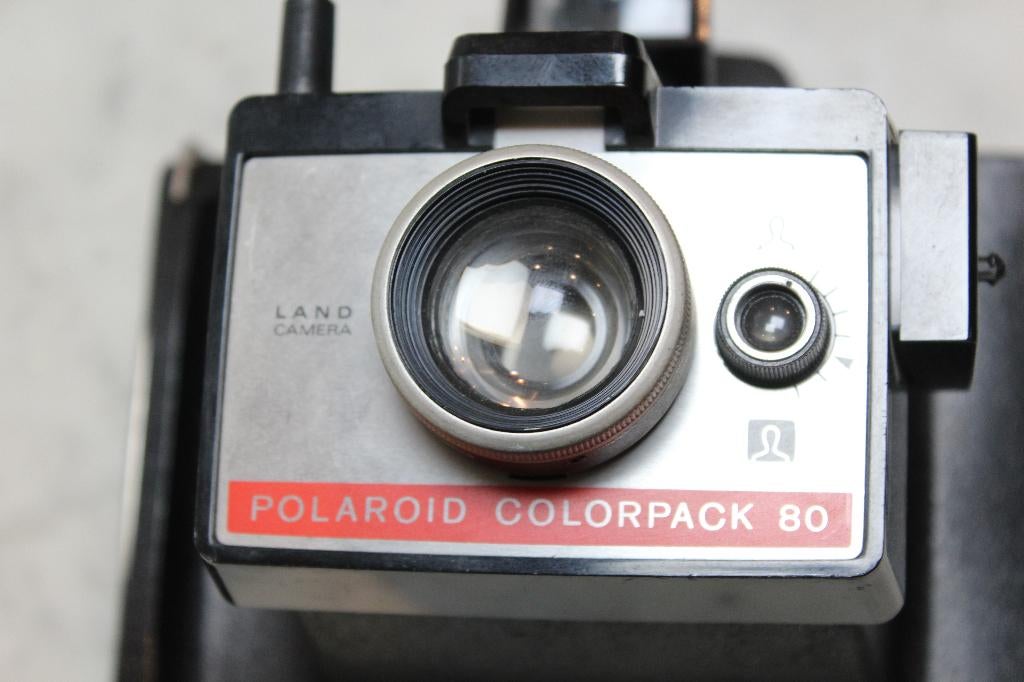 Vintage Polaroid Colorpack 80 Land Camera, Audio, Tv en Foto, Fotocamera's Analoog, Ophalen, Gebruikt, Polaroid, Polaroid