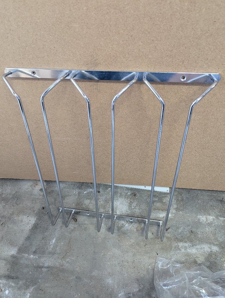 2x Glazenrek om glazen op te hangen. 34 x 35 cm, Nieuw, Ophalen of Verzenden, Glas, Minder dan 5 flessen