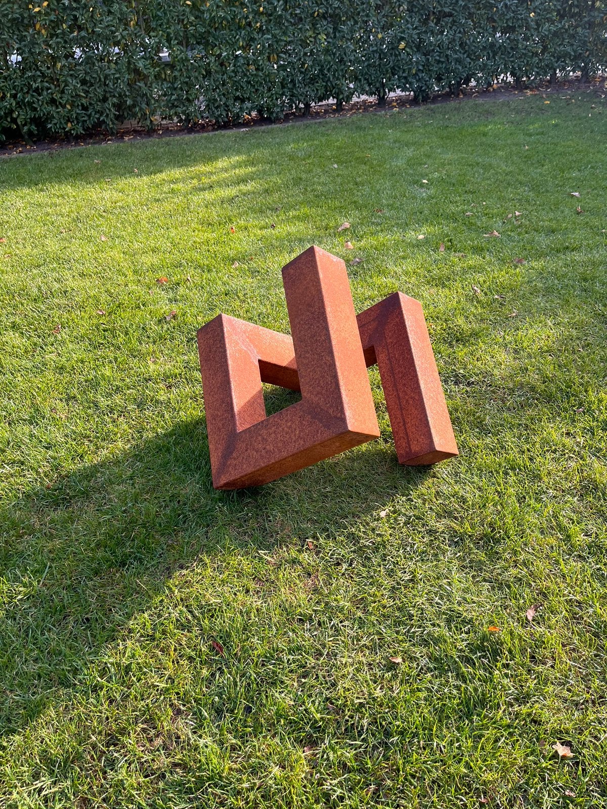 Grondkracht' Roestige tuinkunst - tuinbeeld, Ophalen of Verzenden, Nieuw, Metaal