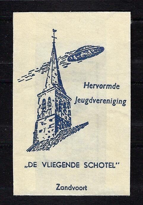 22 Zandvoort hervormde Jeugdver. DE VLIEGENDE SCHOTEL, Ophalen of Verzenden, Nederland