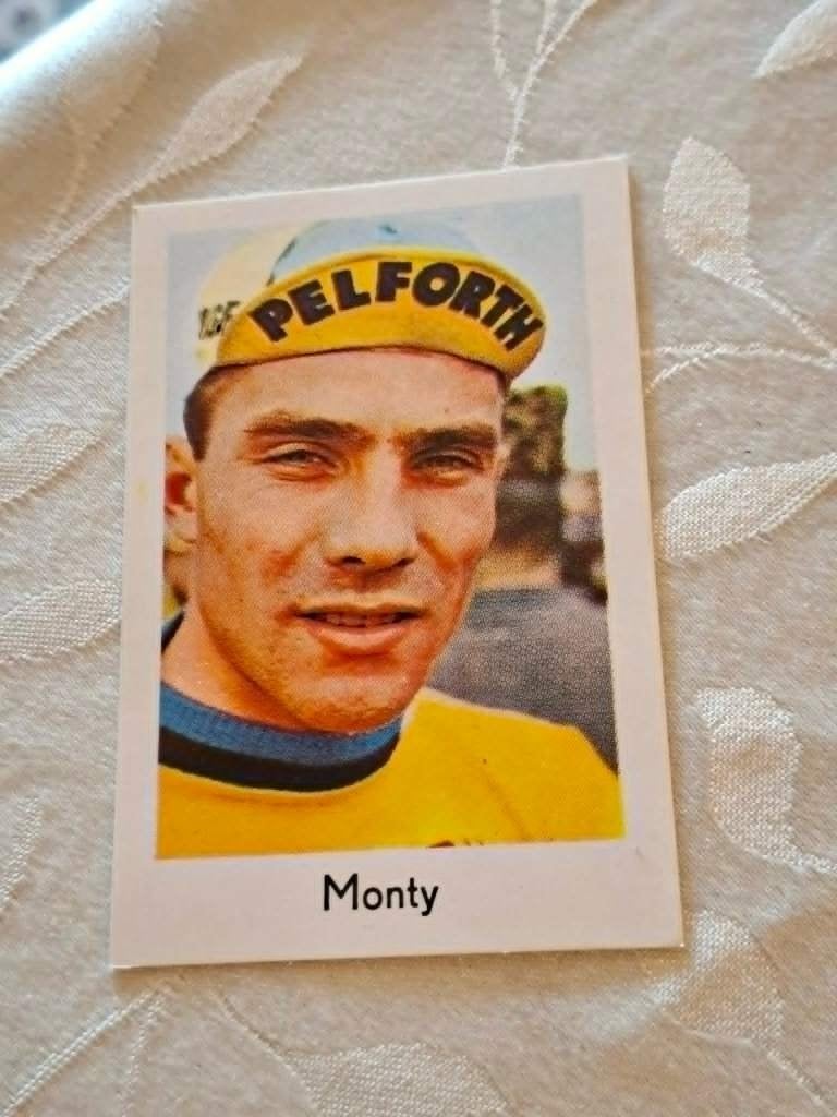 Prentje/Chromo : Willy Monty / Pelfort-Sauvage-Lejeune, Verzenden, Zo goed als nieuw, Overige sporten, Poster, Plaatje of Sticker