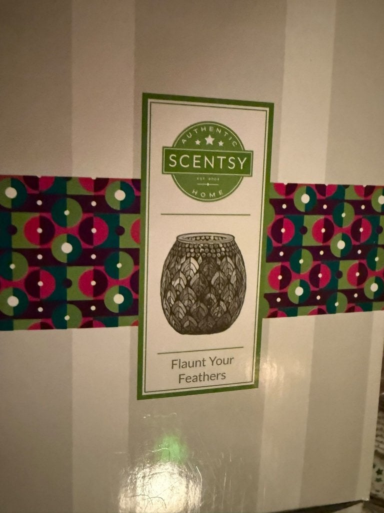 Scentsy warmer Flaunt your Feathers, Geurverspreider, Meerkleurig, Overige merken, Nieuw