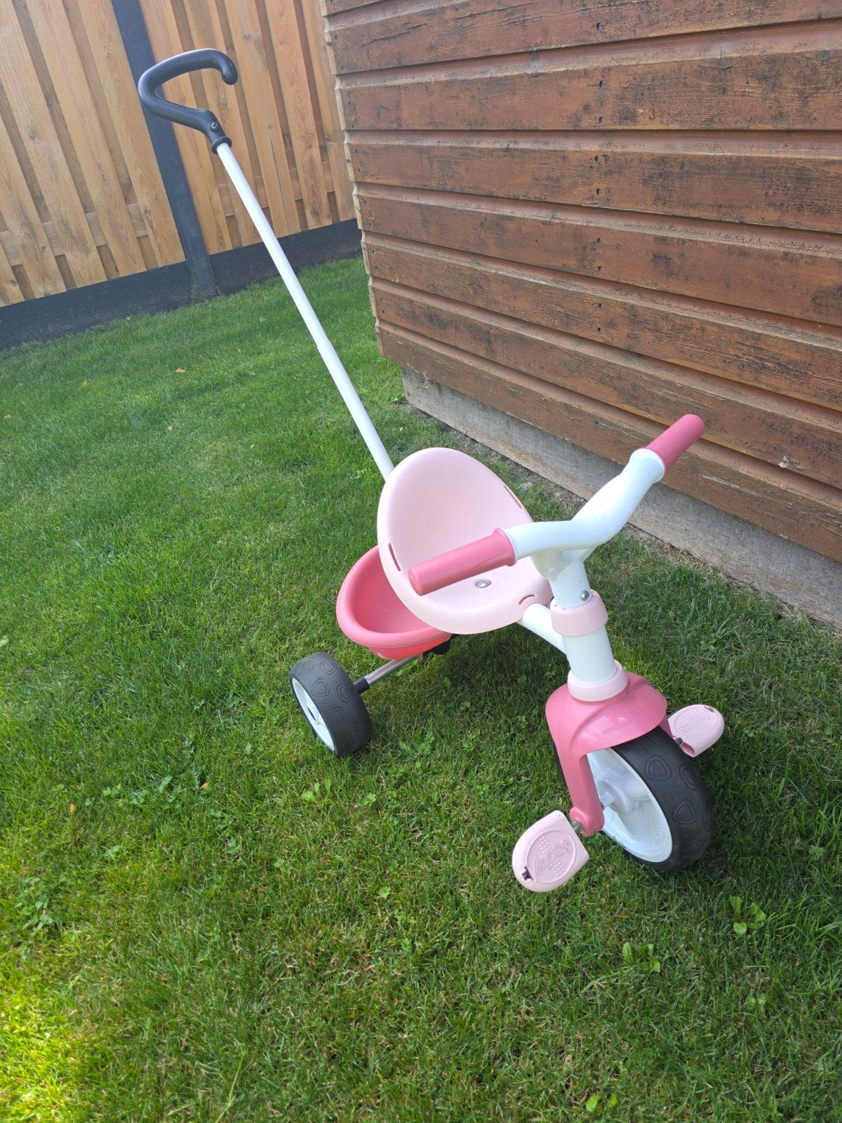 Smoby Be Move Driewieler met Duwstang Roze, Fietsen en Brommers, Ophalen, Zo goed als nieuw, Smoby, Duwstang