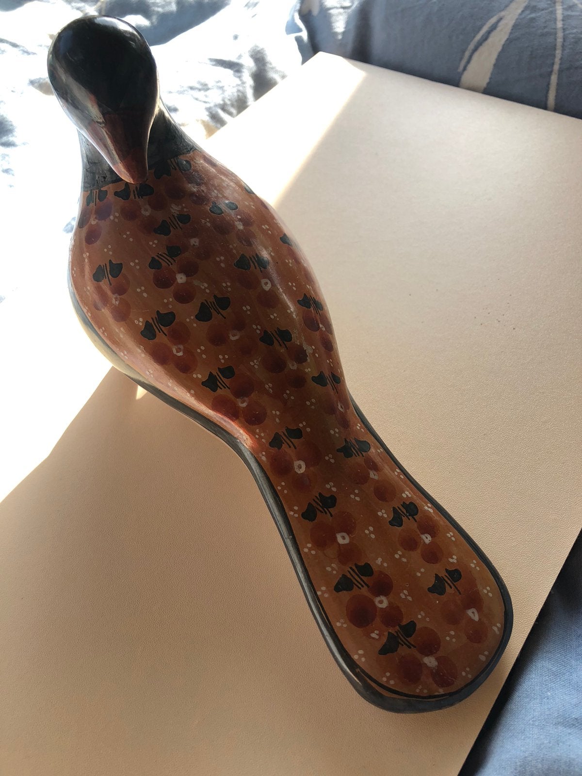 PrachtigMexicaansDuifje,23cm.  Gemaakt nr authentiek model, Antiek en Kunst, Ophalen