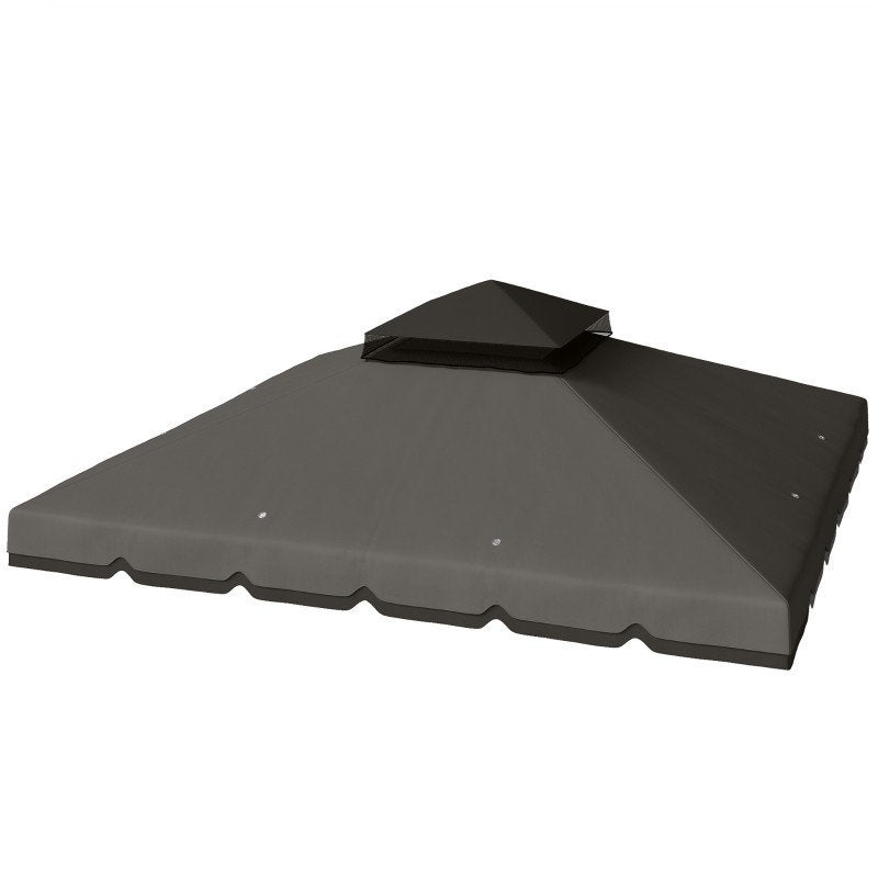 Vervangende dak doek  voor paviljoen - Grijs partytent 3x3, Minder dan 4 meter, Nieuw, Paviljoen, 2 meter of meer
