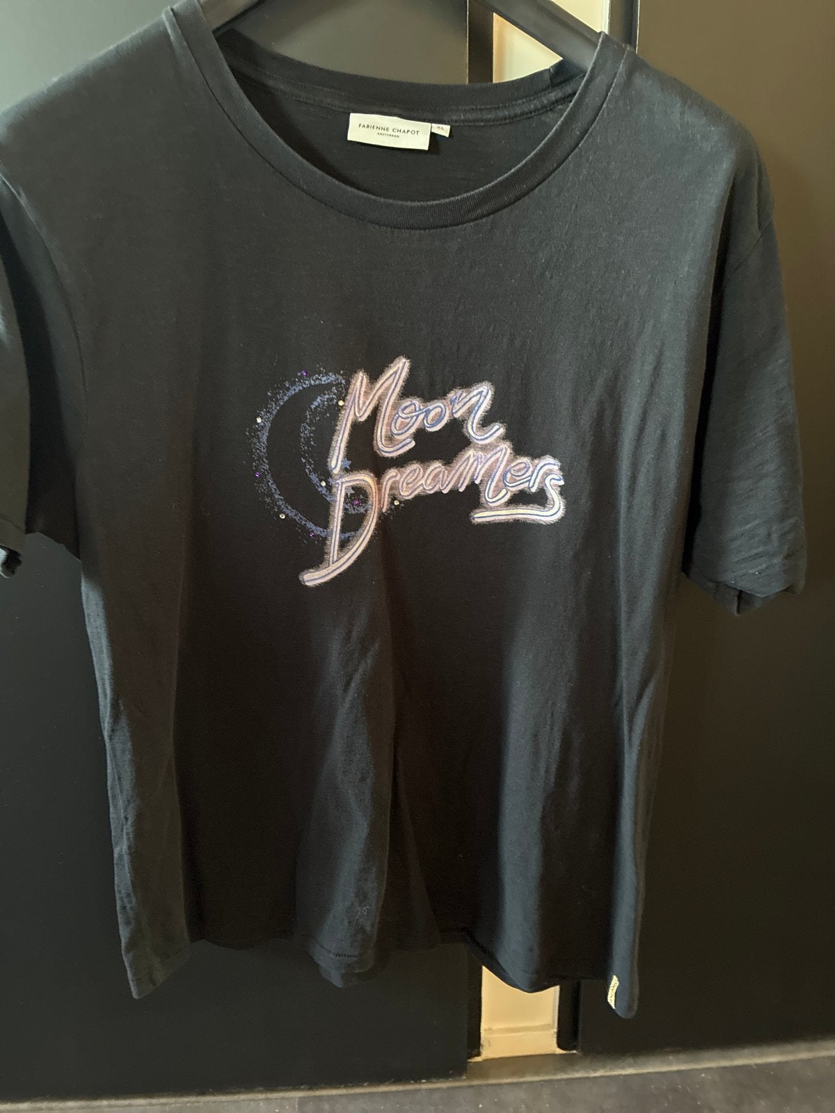 Fabienne Chapot Moon Dreamers T-shirt Zwart Maat XL, Zwart, Maat 46/48 (XL) of groter, Ophalen of Verzenden, Zo goed als nieuw
