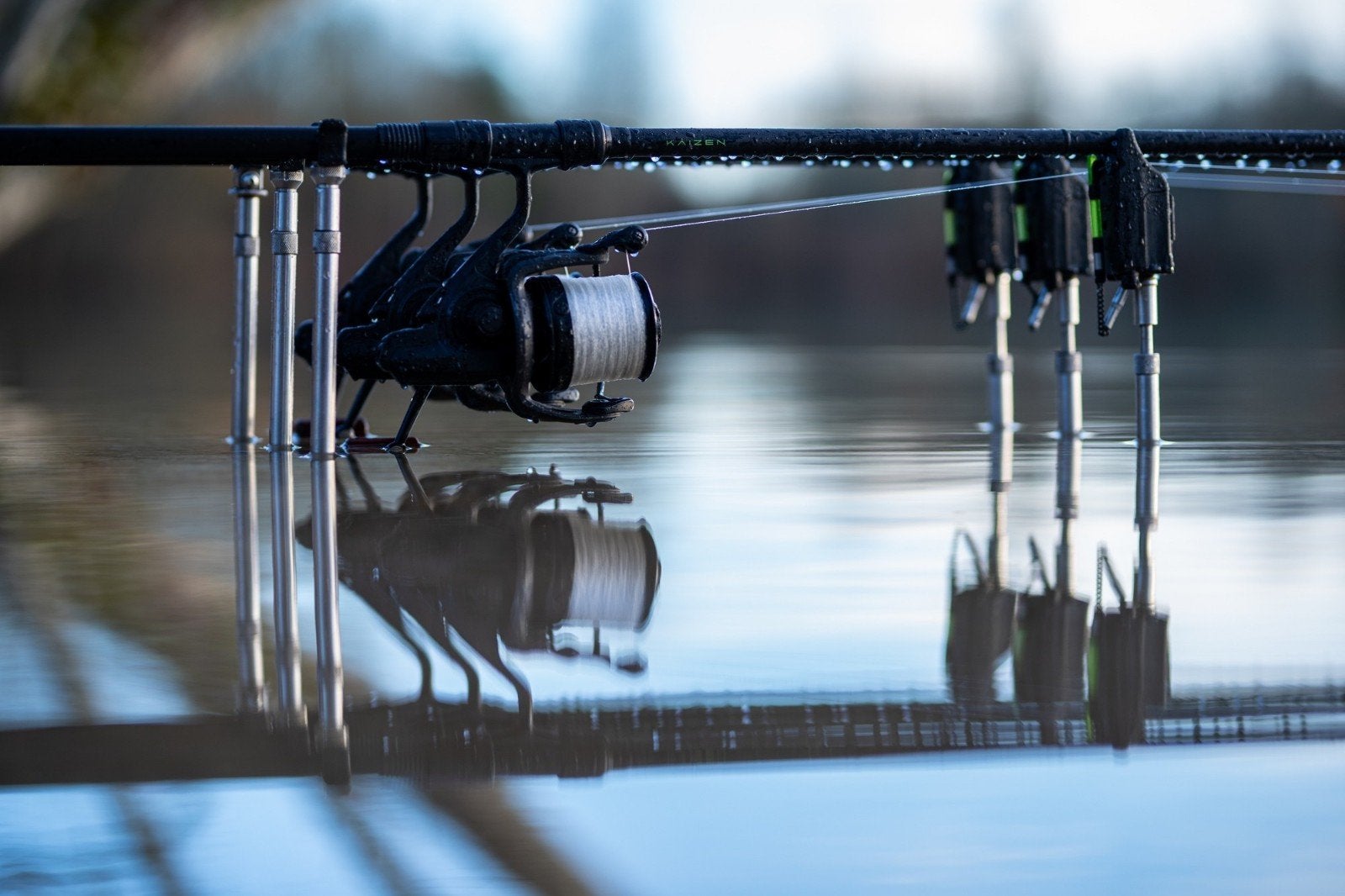 2x KORDA KAIZEN GREEN 10FT 3.5LB ZGAN, Watersport en Boten, Ophalen, Zo goed als nieuw, Complete set