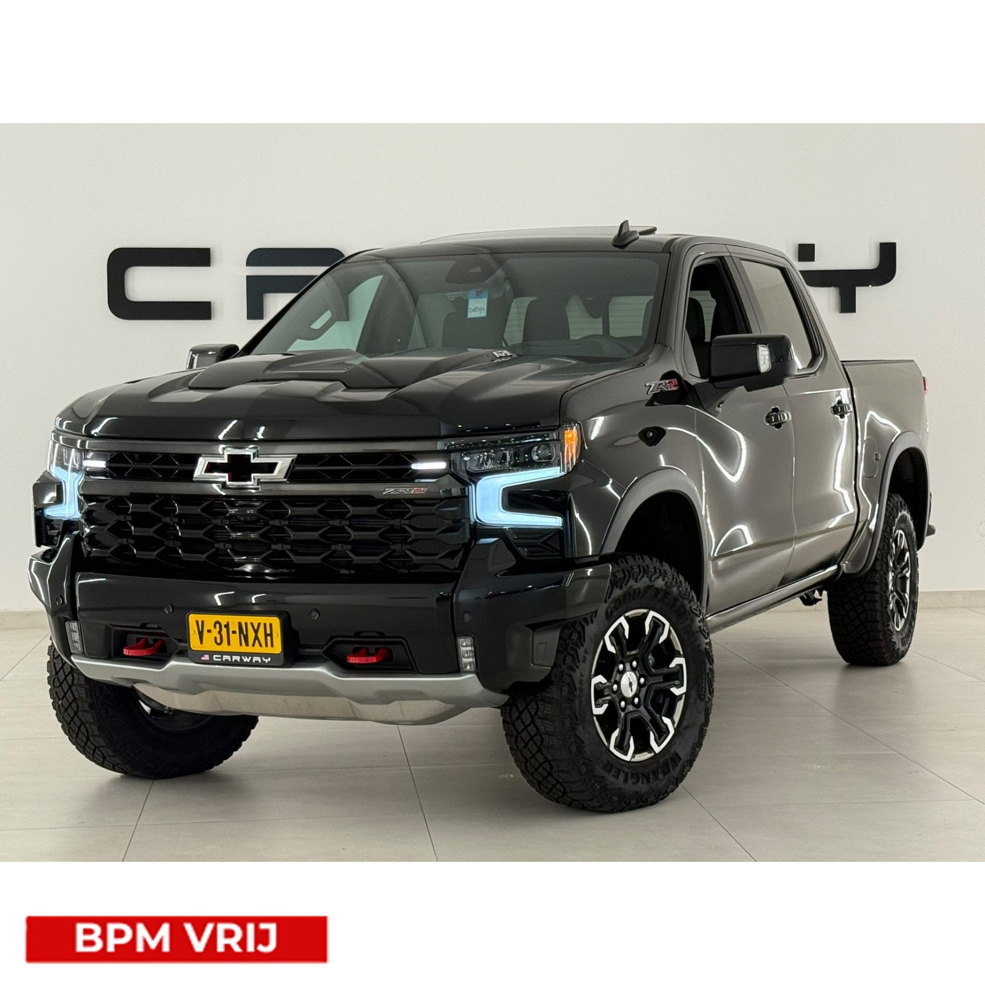 Chevrolet Silverado 6.2 V8 ZR2 BPM-VRIJ (bj 2024), Auto's, Automaat, Gebruikt, Automatische klimaatregeling, 426 pk