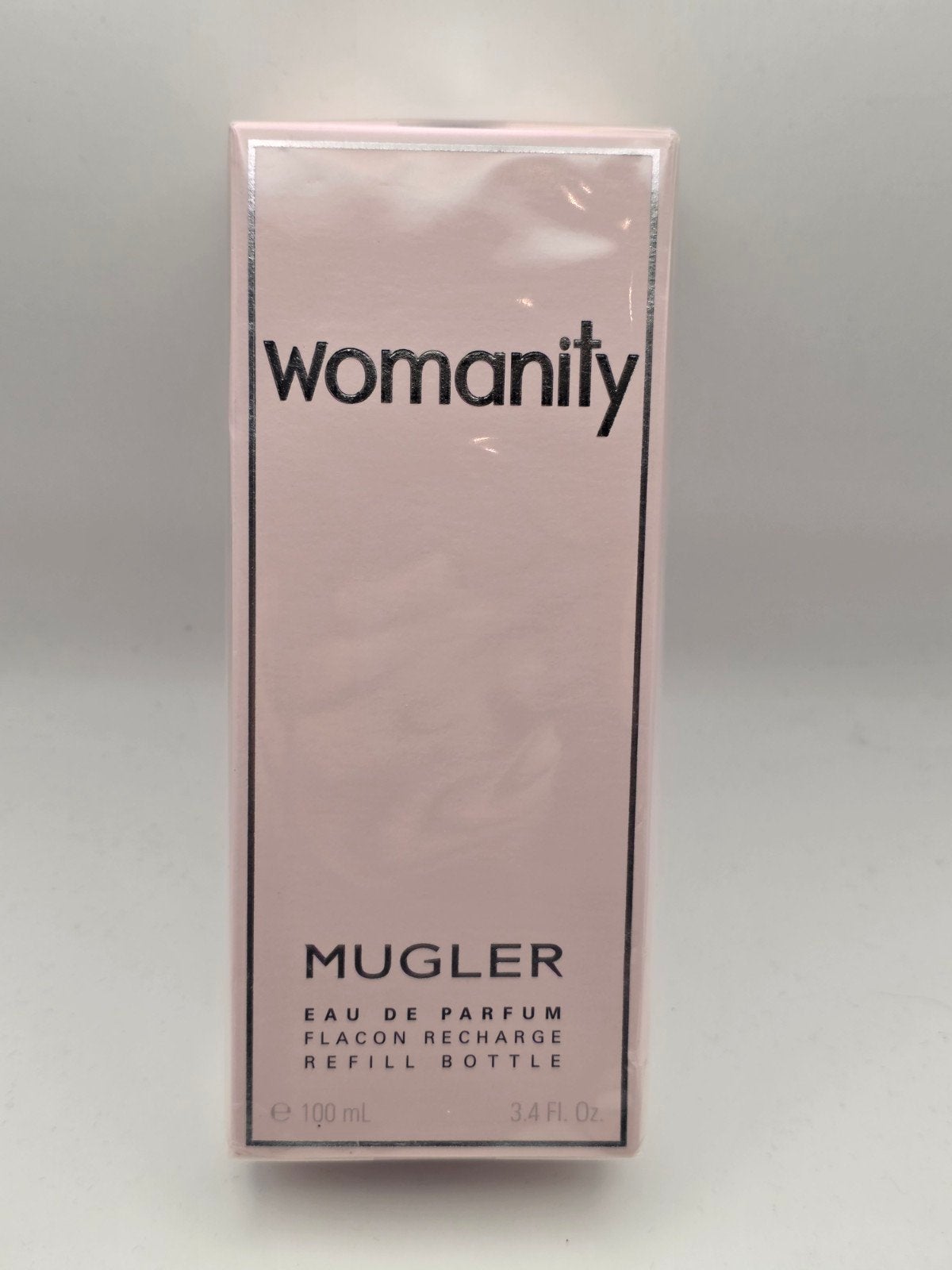 Mugler Womanity Eau de Parfum 100ML Refill Bottle,, Ophalen of Verzenden, Nieuw