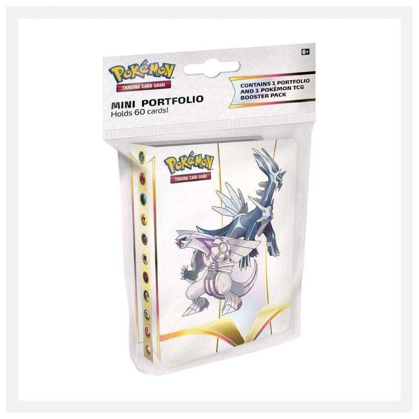 Pokémon Mini Portfolio met Booster Pack - Dialga & Palkia, Verzenden