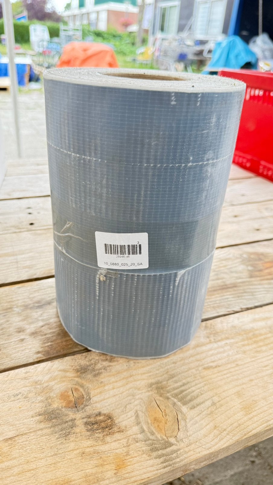 Epdm zelfklevend NIEUW 2 stuks zwart 20 meter x 0,25 m, Doe-het-zelf en Verbouw, Dakpannen en Dakbedekking, Overige materialen