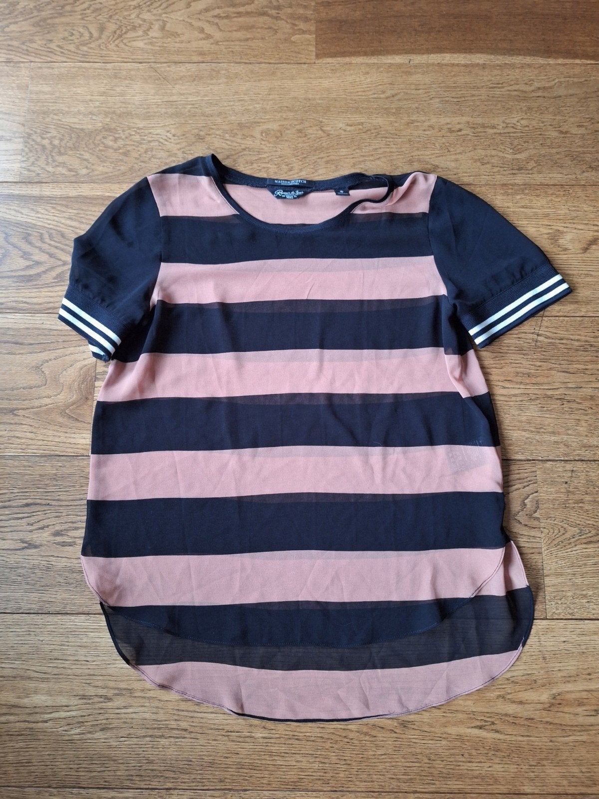 blouse maison scotch, Ophalen of Verzenden, Zo goed als nieuw, Maat 38/40 (M), Korte mouw