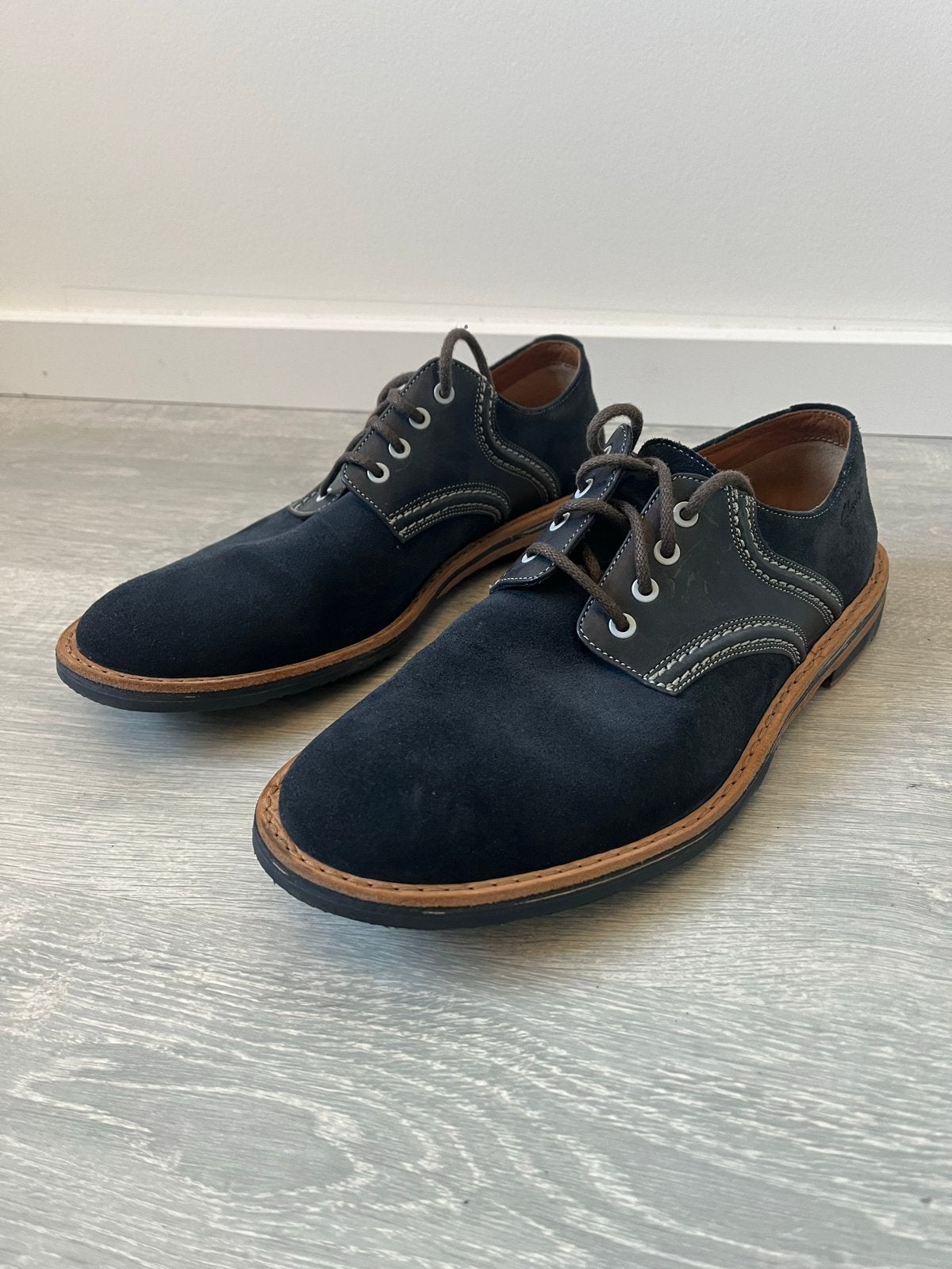 Clarks Duty Trek - Maat 44, Blauw, Ophalen of Verzenden, Zo goed als nieuw, Veterschoenen
