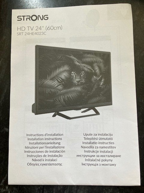 HD TV 24", LED, 50 Hz, HD Ready (720p), Zo goed als nieuw