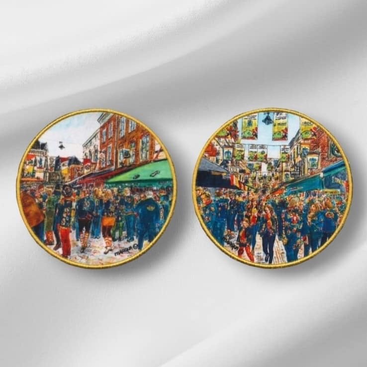 Uilenburg, Korte Put Straat Emblemen Oeteldonk Carnaval, Verzenden, Nieuw, Carnaval, Accessoires