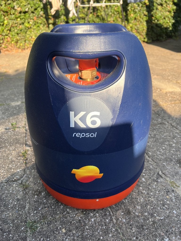 Spaanse gasfles, Ophalen, Nieuw