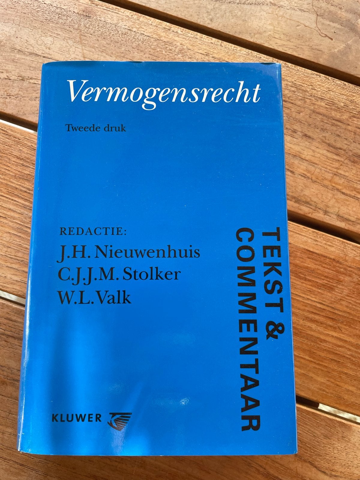 Vermogensrecht Tekst & Commentaar - Tweede druk, Ophalen of Verzenden, Gamma, Zo goed als nieuw, WO
