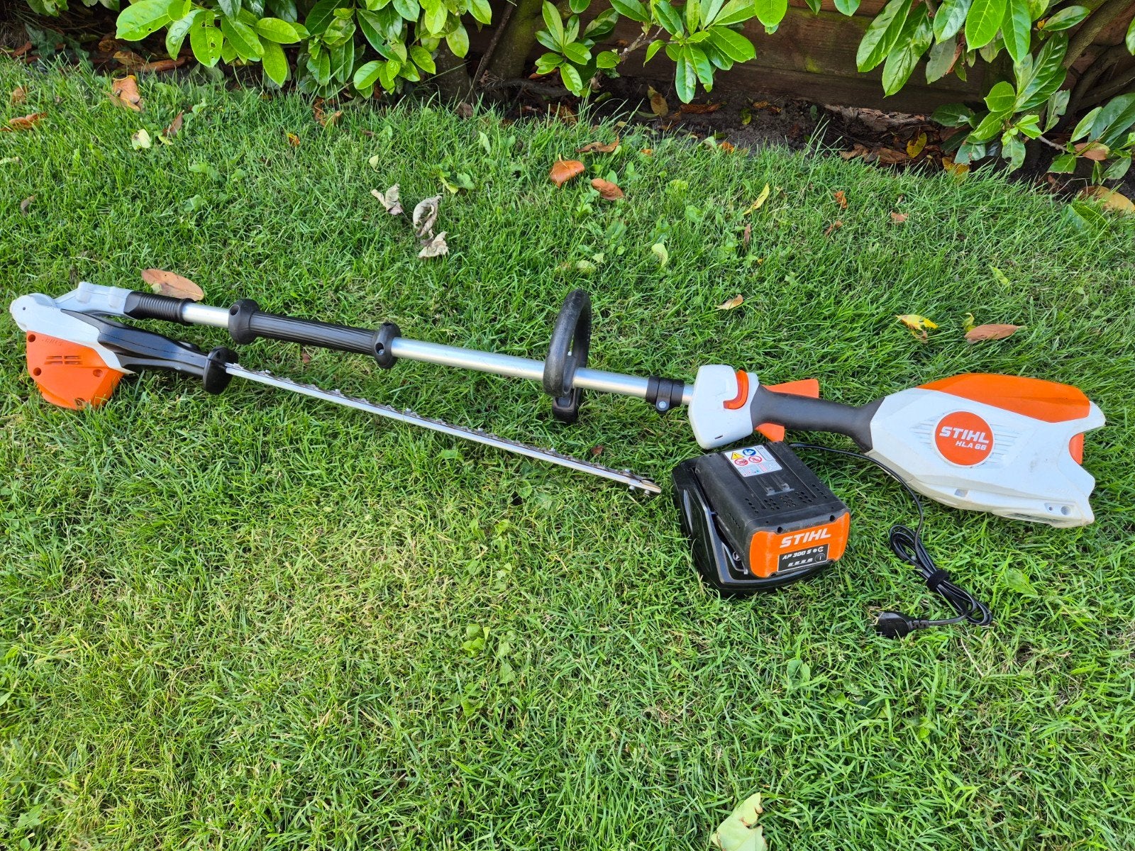 Stihl HLA66 stokheggenschaar set!, Ophalen of Verzenden, Zo goed als nieuw, Accu, STIHL