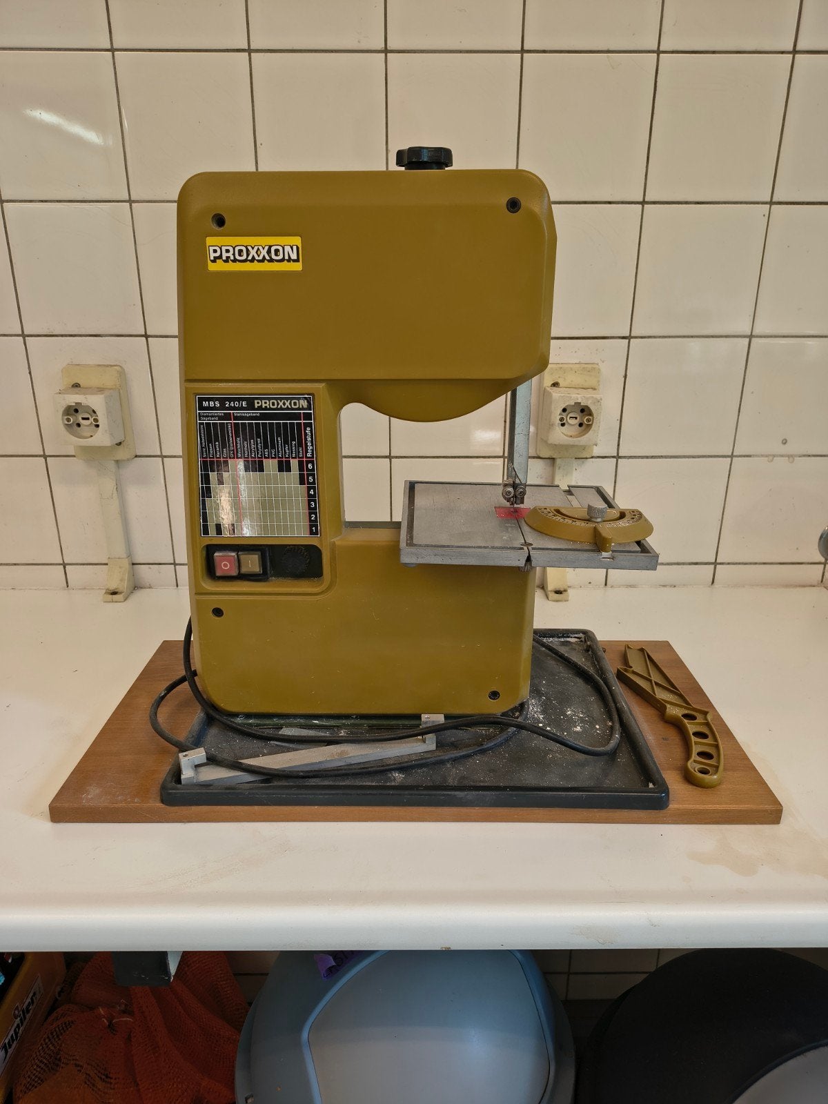 proxxon micromot lintzaagmachine 230 volt, Ophalen, Gebruikt, Proxxon, Afkortzaag