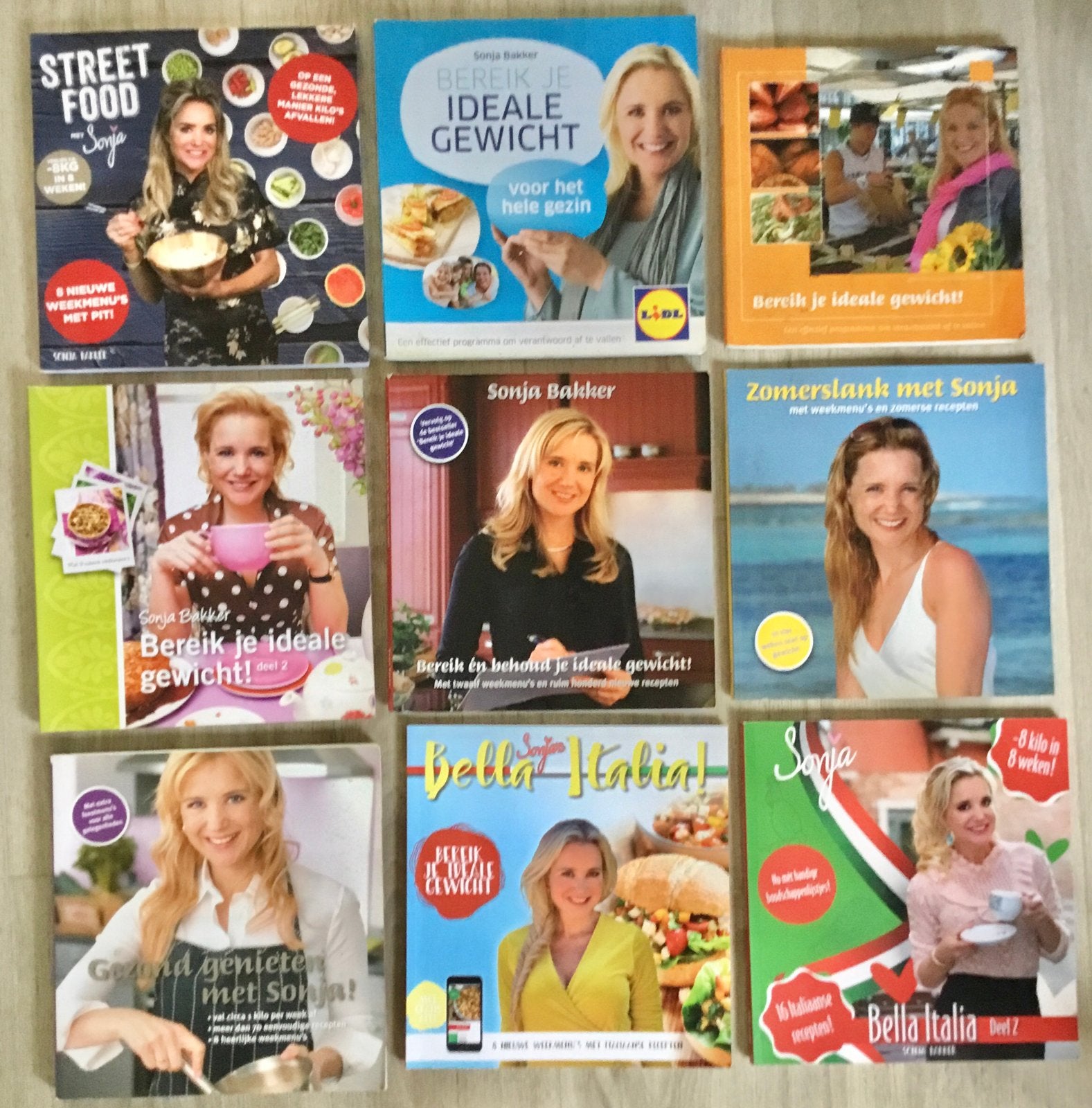 9 SONJA BAKKER BOEKEN:, Ophalen of Verzenden, Gelezen, Gezond koken