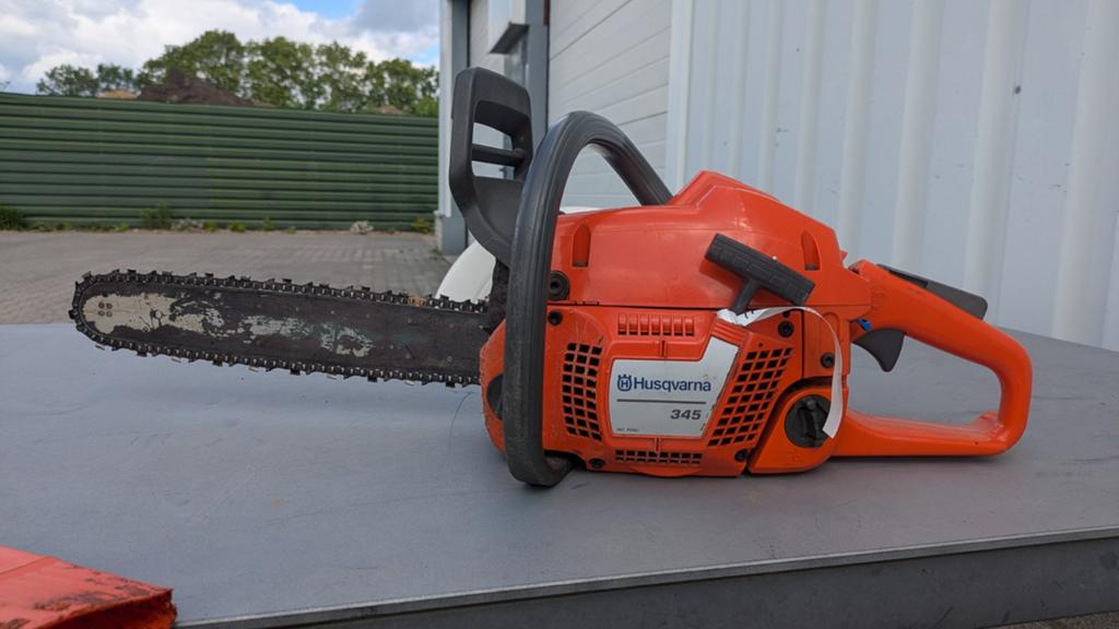 Husqvarna 345 motor kettingzaag, Ophalen, Gebruikt, Husqvarna