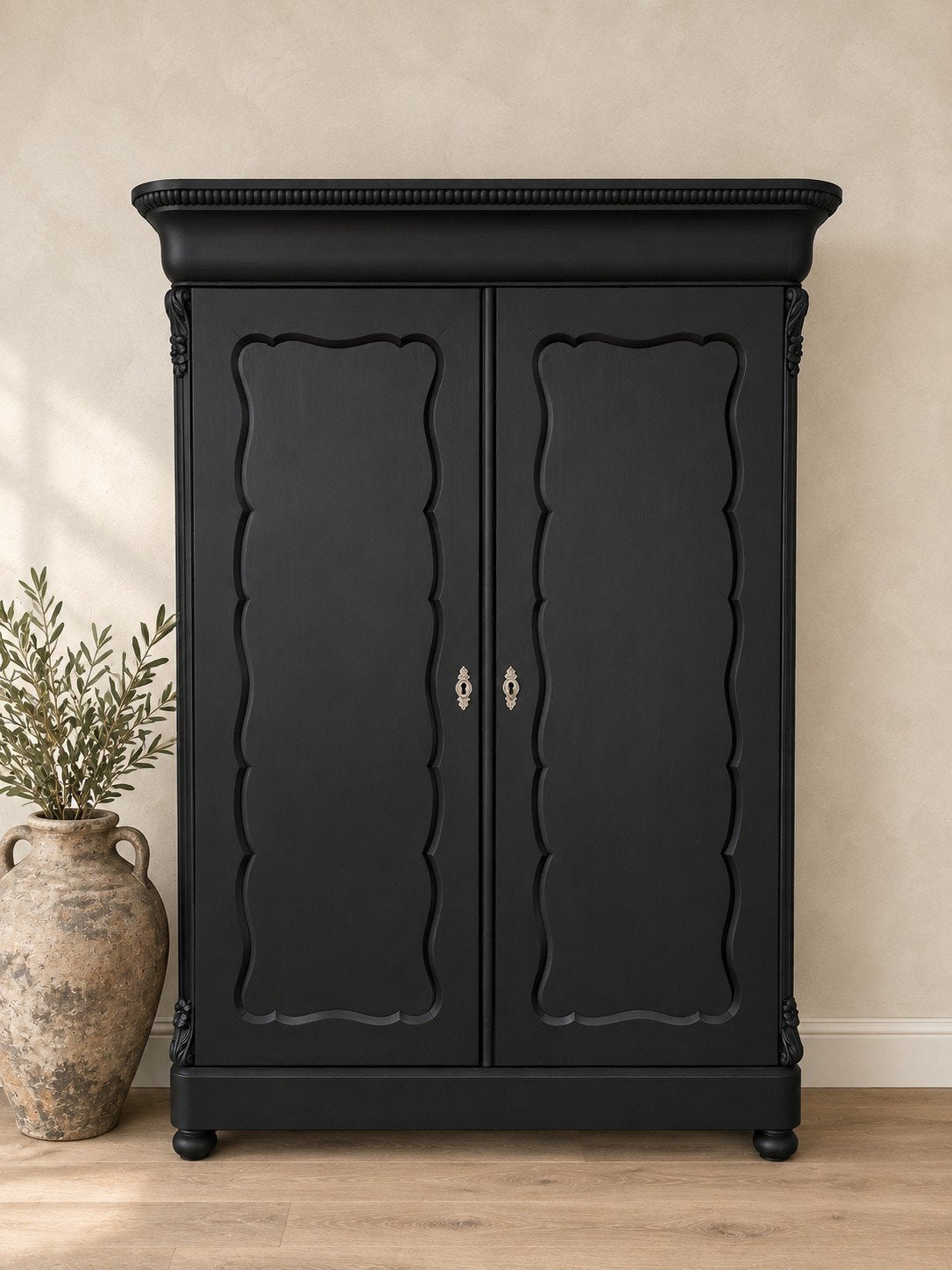 prachtige antieke biedermeier kast xxl.demontabel, Antiek en Kunst, Antiek | Meubels | Kasten, Ophalen of Verzenden