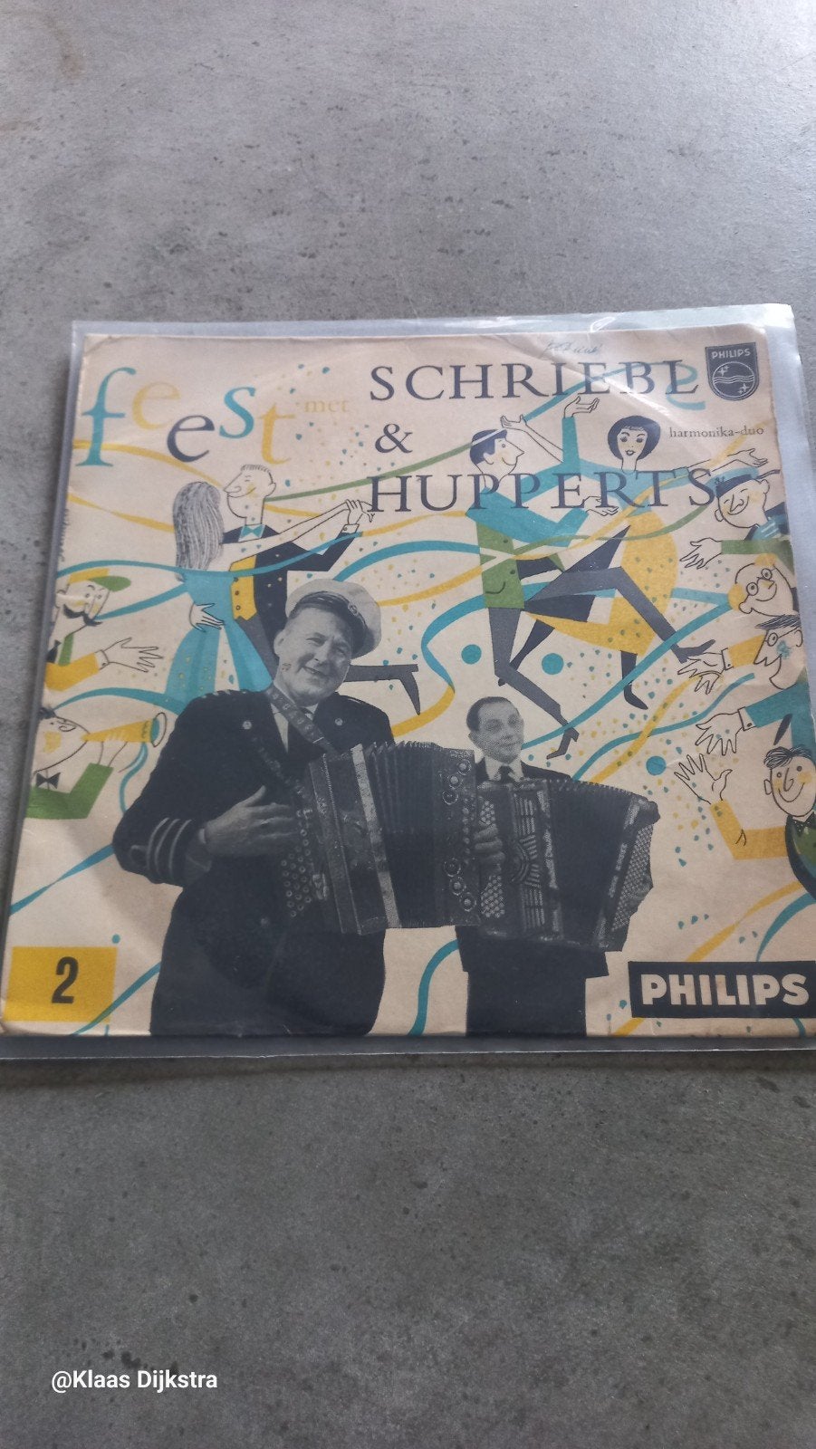 EP  Schriebel & Hupperts - La Paloma, Cd's en Dvd's, Ophalen of Verzenden, 1960 - 1969, Gebruikt, Overige formaten