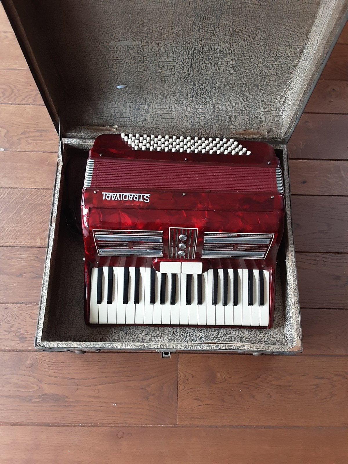 Stradivari accordeon, Ophalen, Gebruikt, 80-bas, Overige merken