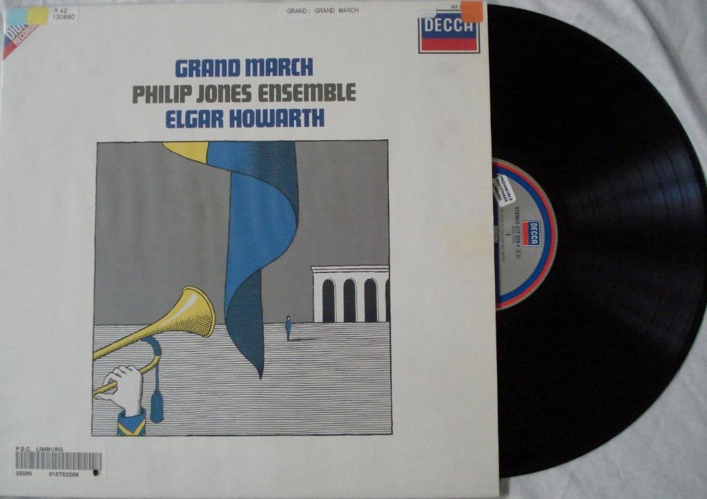 Philip Jones Brass Ensemble - Elgar Howarth - Grand March, Ophalen of Verzenden, 1980 - 1989, Gebruikt, 12 inch