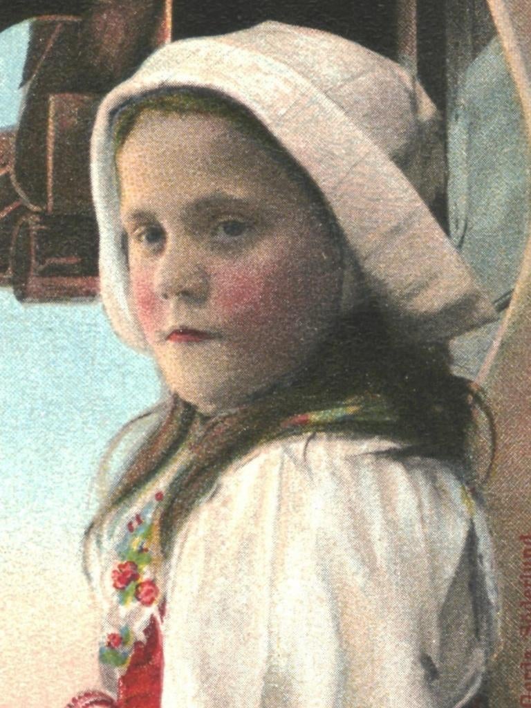 992506 Klederdracht Doksand Imp.Axel Eliassons Konstförlag,, Ophalen of Verzenden, Voor 1920, Ongelopen, Klederdracht