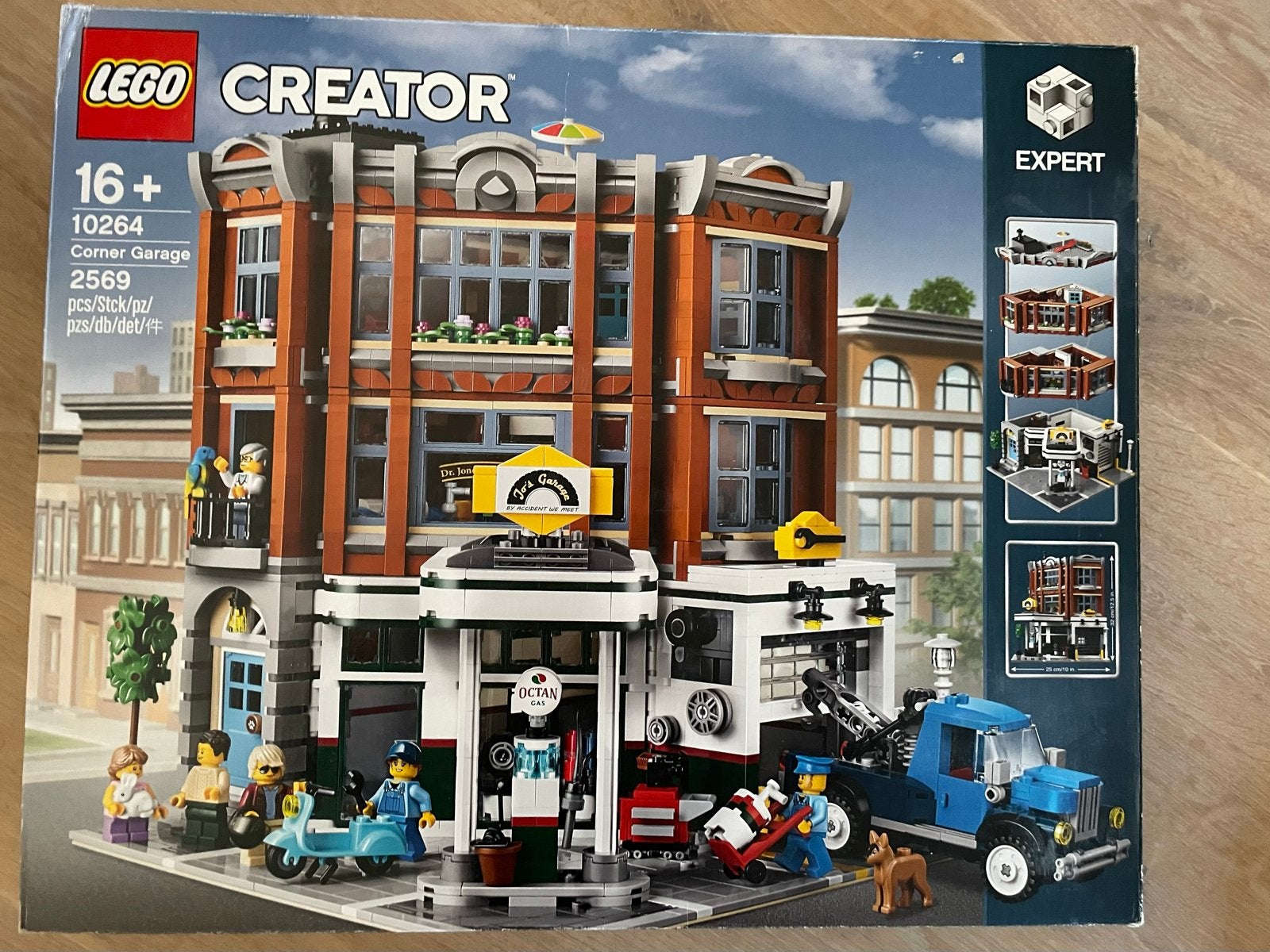 LEGO Creator Expert 10264 Corner Garage, Kinderen en Baby's, Gebruikt, Lego, Ophalen of Verzenden, Inclusief doos