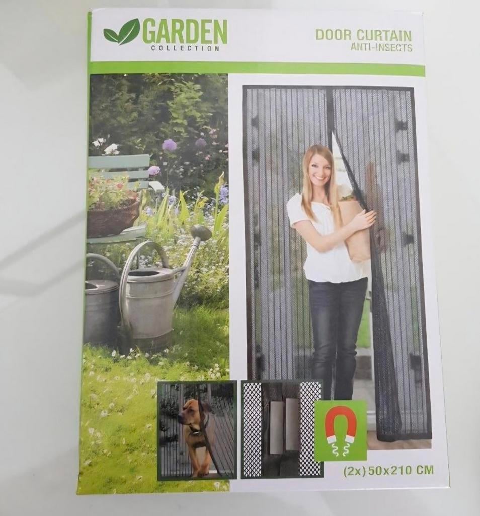 Magnetisch Vliegengordijn / Deurgordijn Garden Collection, Ophalen, 80 tot 100 cm, Hordeur, Nieuw