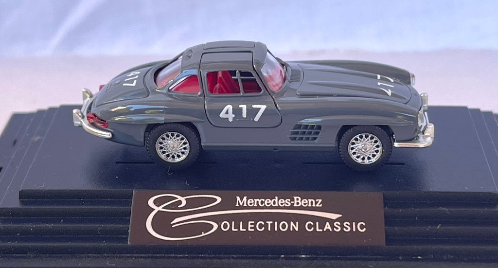 Wiking: Mercedes-Benz 300 SL "Gullwing" Mille Miglia 417, Ophalen of Verzenden, Zo goed als nieuw, Auto, Wiking