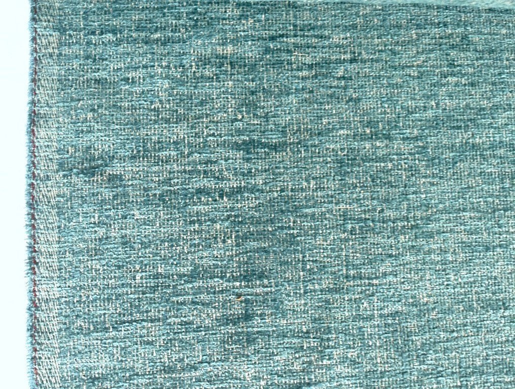 SALE: 5 meter meubelstof groenturquoise+roomwit; NU 89€, Overige materialen, Meerkleurig, 120 cm of meer, Ophalen of Verzenden