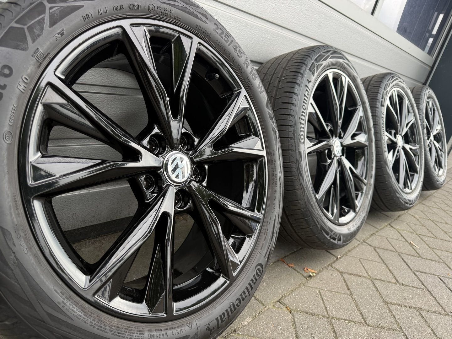 18 inc VW Golf 7 8 MK8 E-golf Touran Caddy Seat Leon velgen, Auto-onderdelen, Banden en Velgen, 18 inch, Gebruikt, -, -