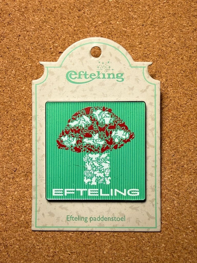 Efteling Pin | Paddenstoel, Verzenden, Zo goed als nieuw, Button of Speldje