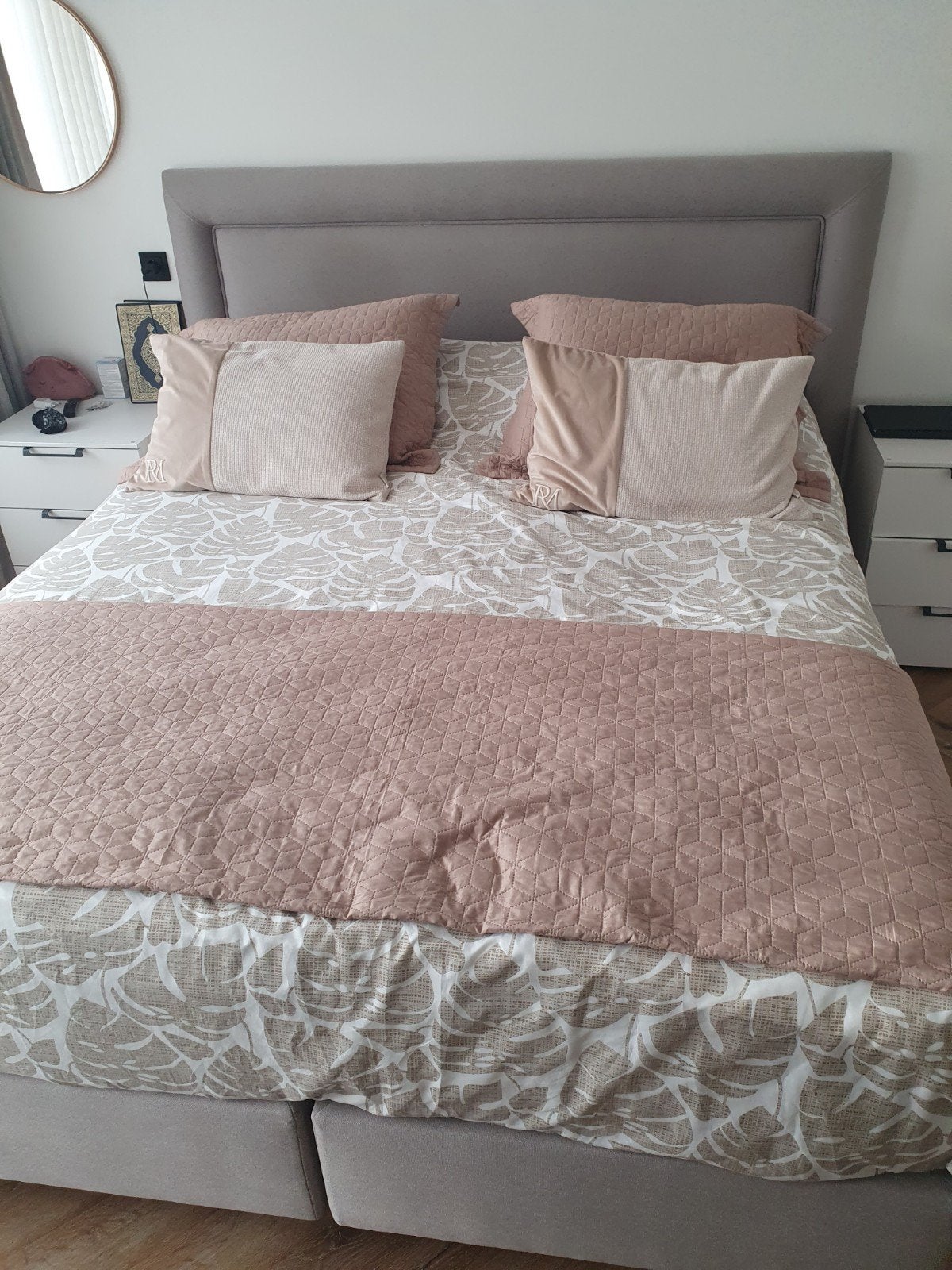Tweepersoons boxspring Swiss sense met matras en topper, Tweepersoons, Ophalen of Verzenden, Zo goed als nieuw, 200 cm