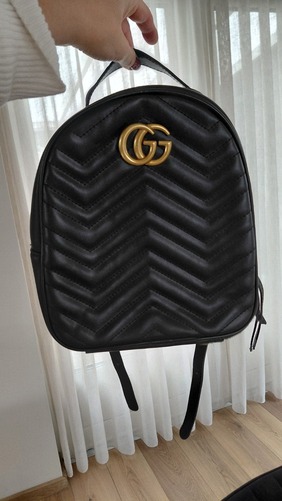 gg gucci rugzak marmont rugtas, Sieraden, Tassen en Uiterlijk, Verzenden, Zo goed als nieuw, Overige merken