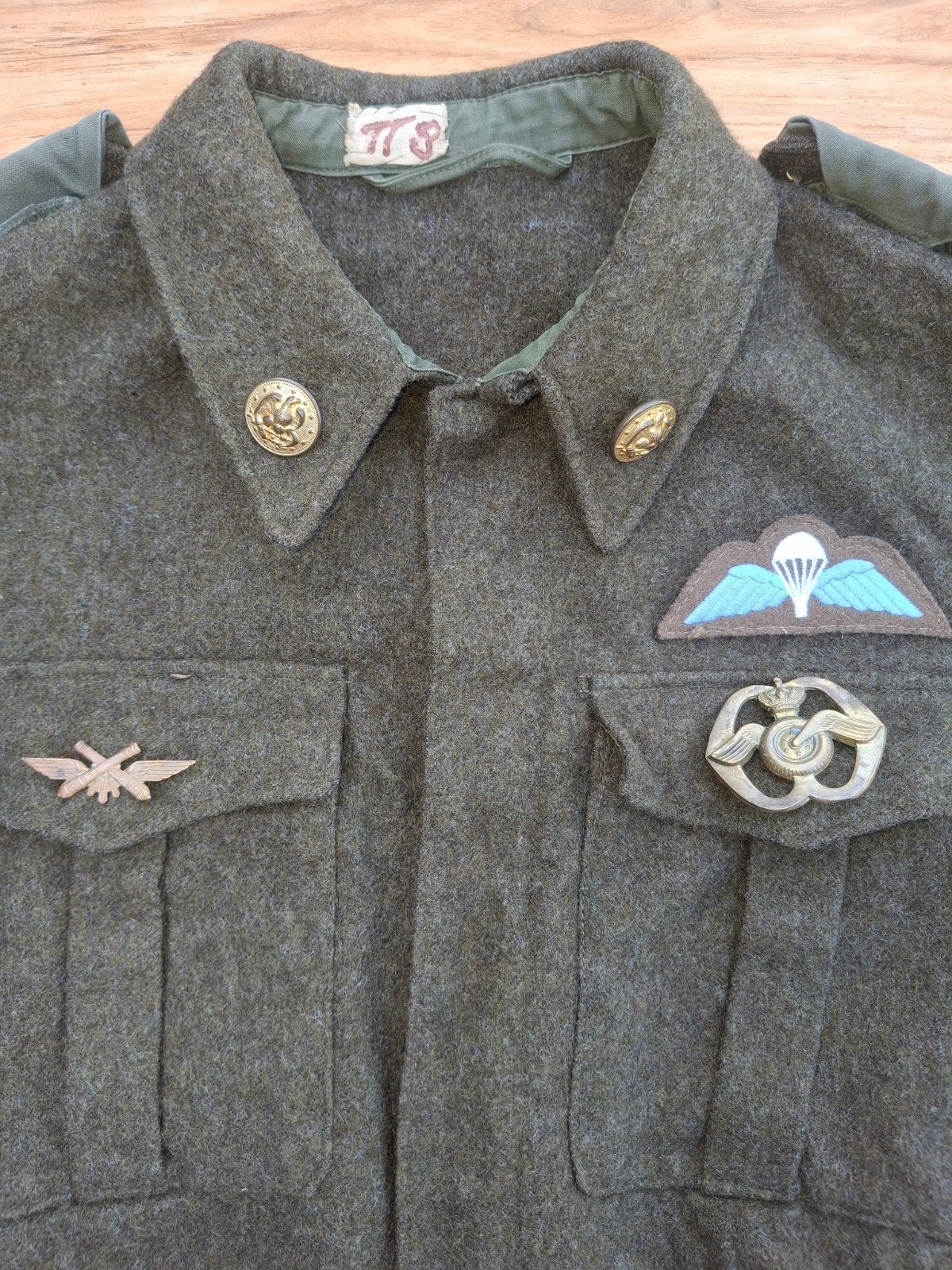 Battle Dress jasje van het Nederlandse Leger, Ophalen of Verzenden, Landmacht, Overige gebieden, Kleding of Schoenen